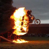 Bike Fire Jump